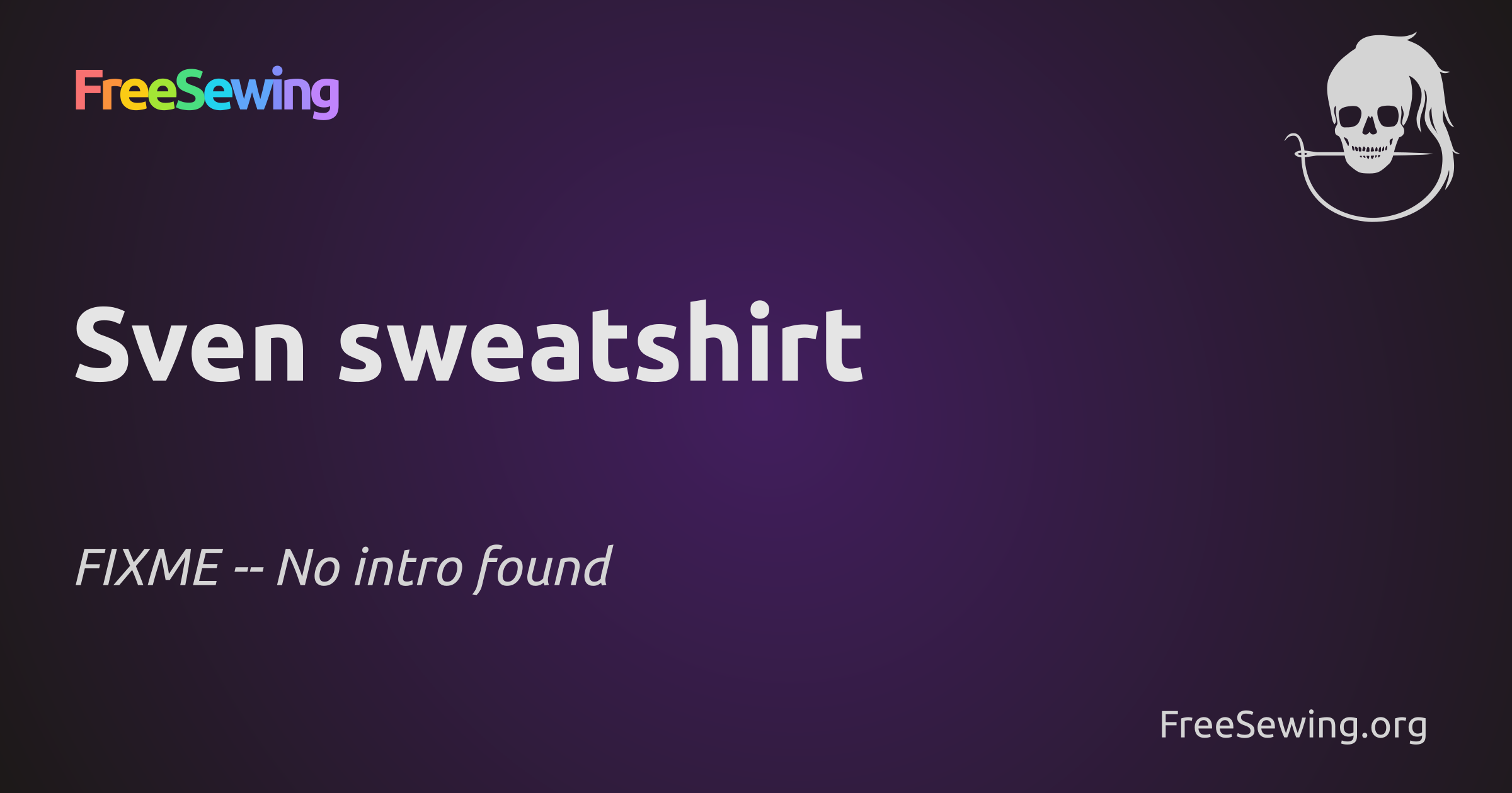 Sven sweatshirt